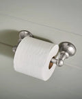 Vale Brushed Nickel Double Post Pivoting Toilet Paper Holder Wall Mounted Lavatory Tissue Storage for Bathroom RV
