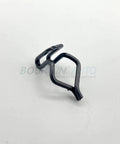 Single black spring fastener from 30Pcs Door Trim Panel Fasteners Retainer Clips Set For Classic Chrysler Dodge Plymouth And Ford Cars Trucks