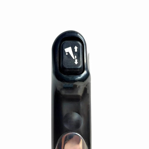 Trim switch close-up on Outboard Remote Control Box 704 for Top Mount Boats with Single Push to Open 704-48205-P1