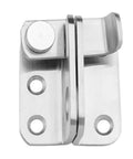 Flip Latches Heavy Duty Door Lock for Cabinets and Furniture, 41x45 mm stainless steel brushed finish, padlockable bolt latch