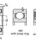 Pro Grade 6802 ZZ Deep Groove Ball Bearing 15mm by 24mm by 5mm Double Shield New For Motors and DIY Projects Smooth Low Friction Rotation CNC and Machinery Replacement Part, 6802 ZZ bearing with double shields