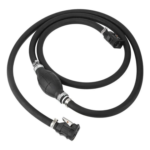 Durable Boat Fuel Line 3 Eighth Inch By 7 Feet With Primer Bulb Ball Pump Marine Gas Hose Alcohol Resistant Marine Grade Fuel Line Assembly