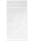3 By 5 Inch 6 Mil Zipper Reclosable Bags Pack Of 100 Heavy Duty Poly Storage Bags For Food Safe Storage And Easy Small Parts Organization Grab And Go Snack Prep For Home Kitchen And Office, clear bag front view