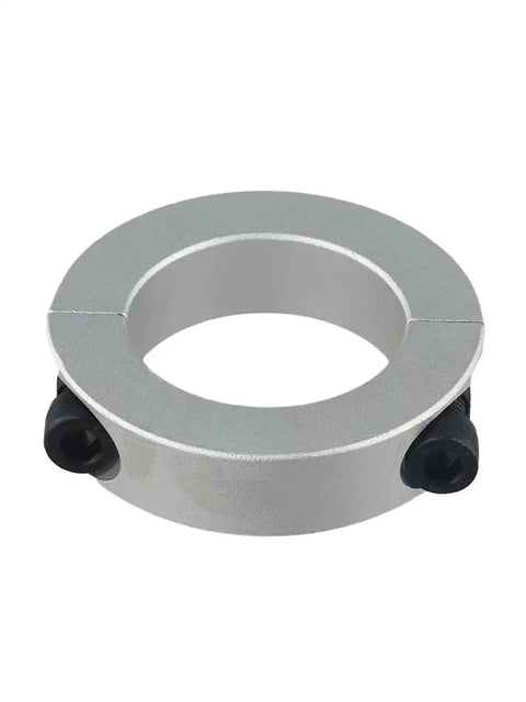 Double Split Shaft Clamp Collar 45mm 60mm Fits Drive System Secure Anti Rust Lock No Tools Needed Easy Install Fits Hard Soft Shaft Types Built Tough For Heavy Duty Use In Shop Or Garage Ensuring Best Performance And Totally Nails The Job Done. 45mm carbon steel split shaft collar with black set screws