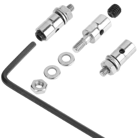 20Pcs RC Airplane Pushrod Kit With Nylon Control Horns 20x11mm, Clevis 1.2x21mm, Pushrod Connectors 1.3mm, Plus Steel Z Style Pushrods 1.2x180mm For Aileron Elevator Rudder Linkage, metal connectors with Allen key
