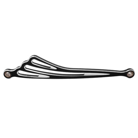 Black CNC Gear Wing Shift Linkage Shifter For Harley Touring Bikes 1980 To 2019 Fits Electra Glide Road Glide Street Glide Road King Softail Dyna Wide Glide Trike, black CNC-machined shift linkage