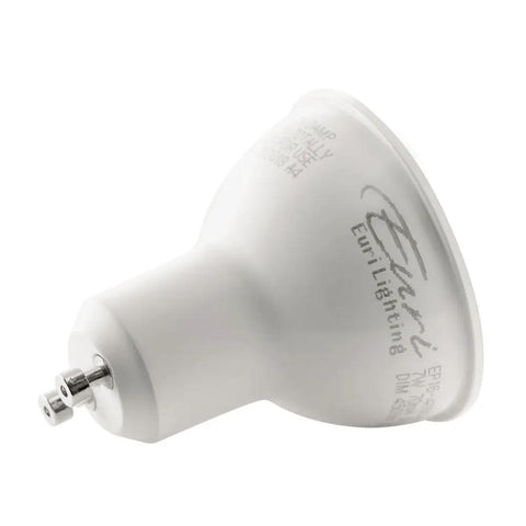 Low Profile Dimmable Led Par16 Bulbs Gu10 Base, 7W Replaces 50W, 500 Lumens Warm White 2700K, Slick Zero Flicker Dimming For Chill Ambient Room Vibes, Damp Rated Energy Star Pair