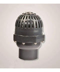 Pipe Connector One Way Flap Valve For PVC UPVC Irrigation And Drainage Systems Non Return Check Valve 75 90 110 160mm Inner Diameter Durable Plastic Fitting For Garden Aquarium Fountain DIY Friendly Install, dark grey PVC check valve with slotted dome