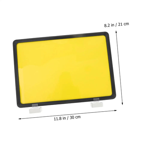 Hustle Ready Magnetic Board Stand For Warehouses And Storage Rooms Featuring Heavy Duty Black Aisle Signs With No Sweat Setup Reusable Zone Markers For Quick Rearrangements And Top Tier Inventory Control