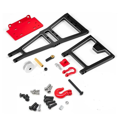 Aluminum Tow Crane Arm Wrecker Kit for RC Crawlers and Trailers Beef Up Your Rig with Adjustable Height and Tilt Durable Alloy Upgrade