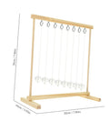 Wooden structure of a snake-shaped pendulum from the Hands On Energy Conservation Science Kit For Students.