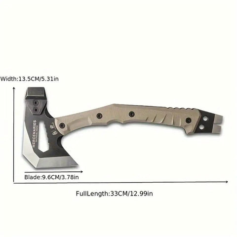 Tactical Engineer Axe Multitool For Survival And Camping With Explosion Proof Blade Fire Rescue Hammer Hiking Gear