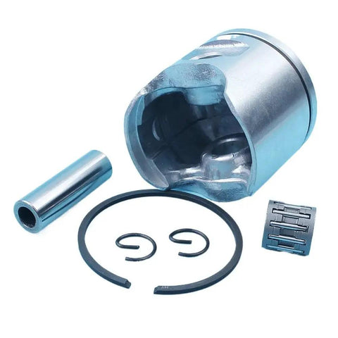 42MM Piston Ring Pin Needle Bearing Kit Replaces Compatible With Husqvarna 343 343 F FR FM 345 R RX Brushcutters High Quality Precision Parts chrome piston, ring, pin, and needle bearing set