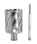Oscarbide annular cutter, 1-15/16 in dia, 3/4 in Weldon shank, 2 in DOC, with 2-flat mag drill bit