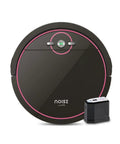 Front view of S5 Robot Vacuum Cleaner with ElectroWall Barrier, Tangle-Free Suction Port, Ultra Quiet Clean, Black.