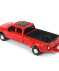 Ford F 350 Die Cast Truck 1 To 64 Red Pickup From ERTL Collect N Play Series 47575 classic model rear view.