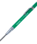 No Sweat Hammer Free Automatic Center Punch With Twist Dial Tension And Razor Sharp Carbide Tip Aluminum Body Pen Style with secure pocket clip.