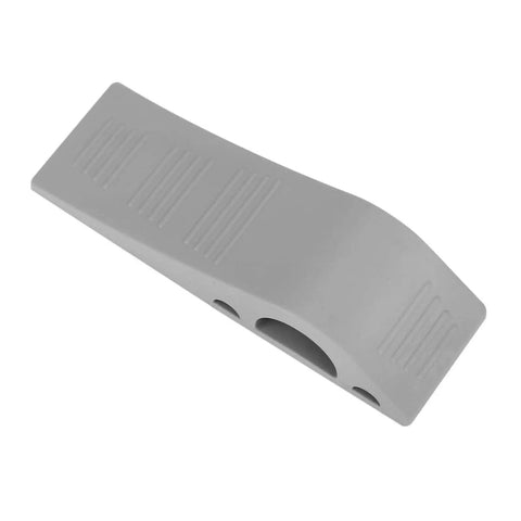 Gray Door Stopper Wedge Set Four Pack Soft TPR Rubber Stoppers To Keep Doors Open At Home Or Office And Protect Little Fingers Durable Design