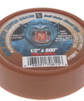Two Pack Copper Guard Anti Seize Thread Tape Half Inch By Six Hundred Inch Ten Percent Copper Flake Content High Temperature Resistant Up To 1984 Degrees Fahrenheit For Pipe Threads And Quick Seize Protection packaging