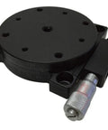 Manual Rotary Stage 60mm Rotating Table For Precision Micropositioning R60A-R with coarse and fine adjustment settings visible.