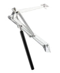 Automatic Greenhouse Vent Opener Solar Powered Kit showing durable galvanized steel construction and dual spring mechanism for 33 lb lift.