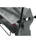 Close-up of 72-Inch Box and Pan Brake for 12-Gauge Mild Steel with heavy-duty welded steel body and precision line-bored bed.