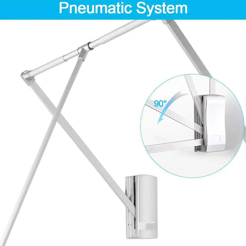 Pull Down Closet Rod System With Soft Close Aluminum Garment Rail For Space Saving Wardrobe Organizer, adjustable mechanism