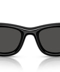 Wayfarer Puffer Sunglasses Inspired By ASAP Rocky Blacked Out Edition Ultra Black Frame With Gold Plated Details 47 mm XS