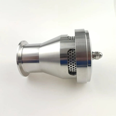 Two Inch Tri Clamp Vacuum Breaker Tank Breather Valve Go To Sanitary Grade Stainless Steel 304, Heavy Duty