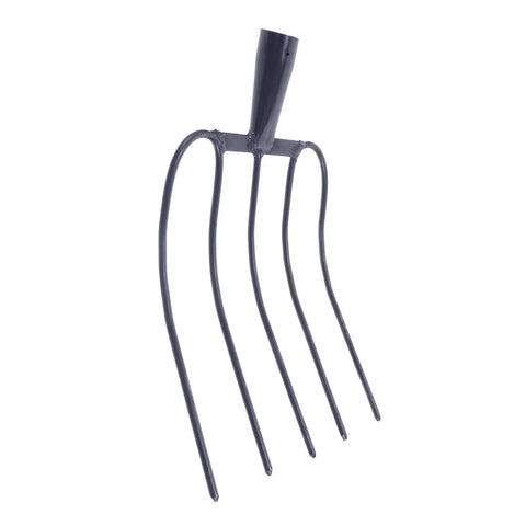 Heavy Duty Manure Fork And Garden Pitch Fork For Farm Use A Rugged Workhorse For Cow Pastures Outdoor Farm Tool