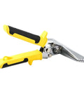 Heavy Duty Sheet Metal Bending Pliers 6 Inch Hand Seamer Tool with yellow ergonomic handle, shown in side view.