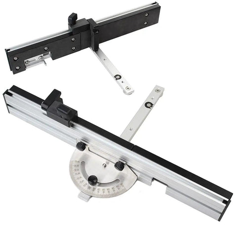 Built Tough Aluminum Miter Bar Clamp Tool Slider For Table Saws And Router Tables, 300mm Long Track Rail, Anodized Finish