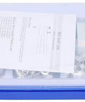 Threaded Rivet Nut Setter Insert Tool Kit 86 Pcs in plastic case with components and manual visible