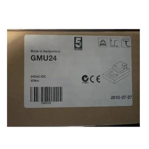 High Speed Damper Actuator Gmu24 Electric Motorized Zoned HVAC Airflow Control Rotary Module sealed box packaging with specifications.
