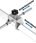 Derailleur Hanger Alignment Tool For 20 To 29 Inch Wheels No Fuss Realignment Gauge, stainless steel construction, side view.