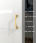 10 Pack 3 Inch Cabinet Handles Champagne Bronze Zinc Alloy Drawer Pulls For Kitchen Cabinets Cupboards Wardrobe 76mm Pulls