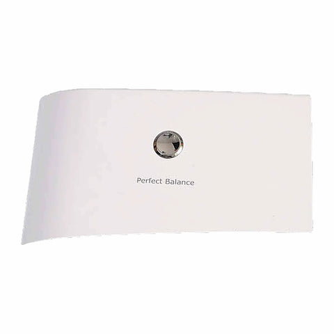 Front view of Replacement Dispenser Drawer For Laundry Machines Model 137440406 Premium OEM Replacement Part, white curved design