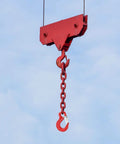 Clevis Slip Hook G80 Rotary Eye Hoist Hook With Lock For Safe Lifting, 4 Pack, Heavy Duty Forged Steel Red Rigging Hardware