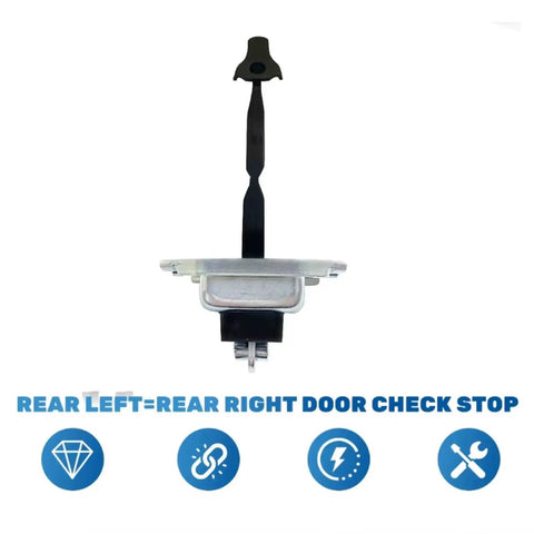 Toyota Camry Door Hinge Assembly Set Rear Left And Right Check Hinge Strap Stopper Limiter Compatible With 2006 2011