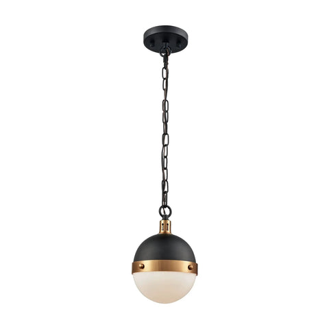 Harmelin Mini Pendant Light Sleek Matte Black Finish With Frosted Glass Globe 1 Light Adjustable Ceiling Pendant
