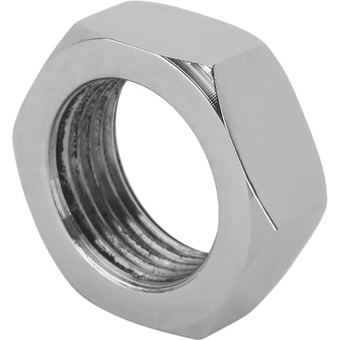 Stainless Jam Nut Eleven Sixteenth Inch 18 LH NF Fine Thread For Spherical Rod Ends Tie Rods And Connectors Left Hand Thread Automotive Fastener For Strong Secure Fits, stainless steel