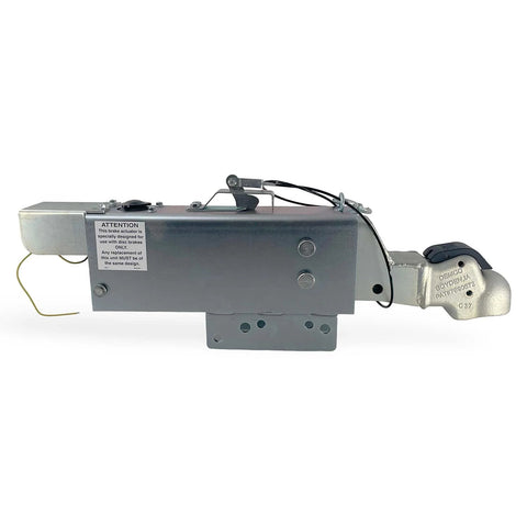 Demco hydraulic surge actuator for disc brakes with 2 5/16 in ball and steel housing