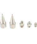 Brass Zerk Grease Nipple Fittings Kit, 32 Piece Assortment For Hot Air Guns, high temperature durable nipple fittings displayed.