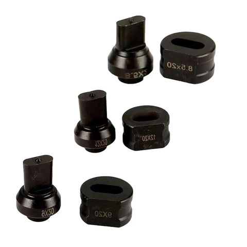 Oval Hydraulic Punching And Notching Die For Trimming And Metalworking Machines Heavy Duty Chrome Steel Construction 8x12mm Die
