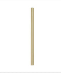 7 Inch Center To Center Golden Champagne Cabinet Pulls Set Of 10, Nine And Three Eighths Inch Overall Length, Modern Bar Style Hardware