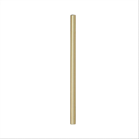 7 Inch Center To Center Golden Champagne Cabinet Pulls Set Of 10, Nine And Three Eighths Inch Overall Length, Modern Bar Style Hardware