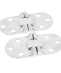 Tough As Nails Heavy Duty Door Hinges Crafted From Premium 316 Stainless Steel Boasting Mirror Polish Shine. Two-pack, 66x30mm, for marine use.