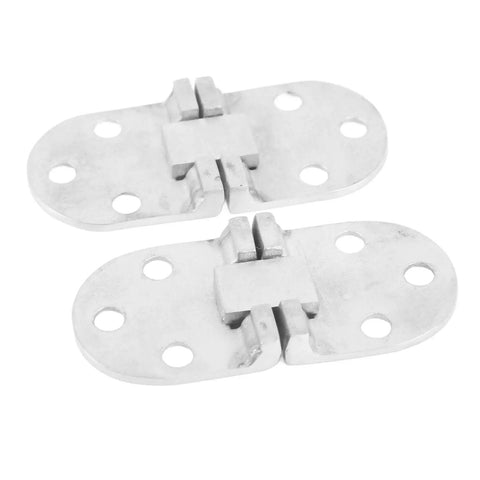 Tough As Nails Heavy Duty Door Hinges Crafted From Premium 316 Stainless Steel Boasting Mirror Polish Shine. Two-pack, 66x30mm, for marine use.