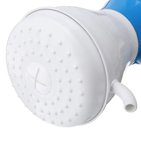 Bottom view of Fast Heat Instant Water Heater For Shower And Faucet 5400W 110V Electric Bath Heater with nozzle detail