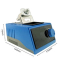 C210 Soldering Station Electric Controller with Digital Auto Sleep and LED display, 145mm x 115mm x 70mm, blue case